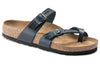 Birkenstock(WMNS) Mayari Waxy Leather Narrow Fit 'Blue'