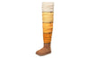 UGG(WMNS) Classic Sweater Letter TA knitted suede high-leg boots 'Brown Tan'