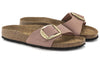 Birkenstock(WMNS) Madrid Big Buckle Nubuck Leather Narrow Fit Sandals 'Old Rose'