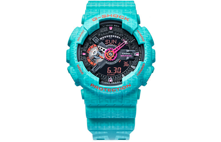 CASIOG-Shock Analog-Digital 'Green Blue'