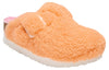 Birkenstock(WMNS) Boston Big Buckle Platform Fur Narrow Fit 'Papaya/Candy Pink'