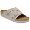 BirkenstockZrich Suede Leather Narrow Fit Sandals 'Stone Coin'