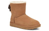 UGG(WMNS) Mini Bailey Suede Bow for 'Chestnut'