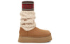UGG(WMNS) Classic Sweater Letter Boot 'Chestnut'