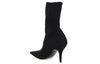 (WMNS) Balenciaga Logo Sock Boots 'Black' 616246W18021090