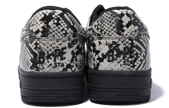A BATHING APE Bape Sta Low 'Snakeskin Grey' 1G30-191-013-LTB