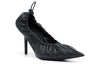 (WMNS) Balenciaga Scrunch Knife 80mm Pump Heels 'Black' 636612WA2M01000