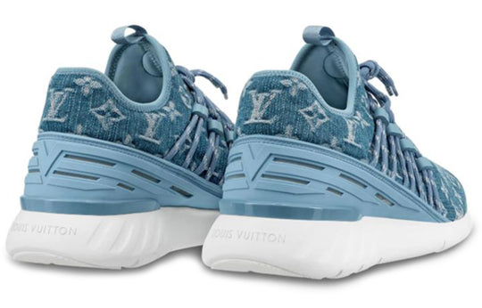 LOUIS VUITTON Fastlane Sneakers 'Denim Logo Monogram' 1A4U4B