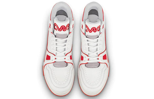 LOUIS VUITTON LV Trainer 'White Red' 1A54I4