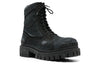 Balenciaga Combat Strike Boots 'Washed Black Cotton' 694042W2H111000