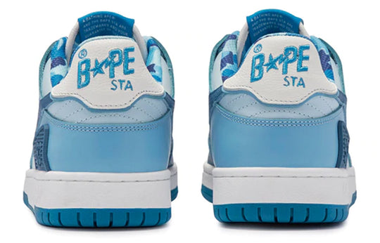 A BATHING APE Sk8 Sta 'Blue White' 1I30-191-006-BLUE