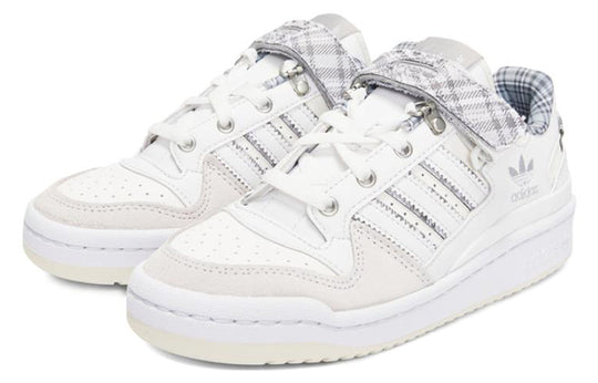 (WMNS) adidas Forum Low 'Crystal White Plaid' FZ5627