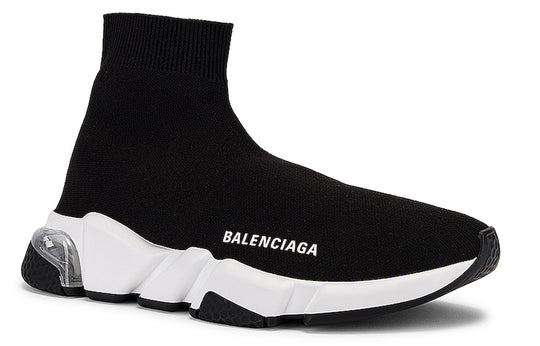 (WMNS) Balenciaga Speed Sneaker 'Clear Sole - Black' 607543W2DB61010