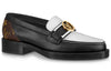 (WMNS) LOUIS VUITTON Academy Flat Loafers 'Black with Monogram Back' 1A66QN