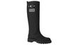 (WMNS) LOUIS VUITTON Territory Flat High Boots 'Black' 1A9H21