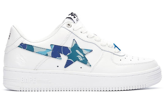 (WMNS) A BATHING APE Bape Sta Abc Camo 'White Blue' 1I70-291-004-BLUE
