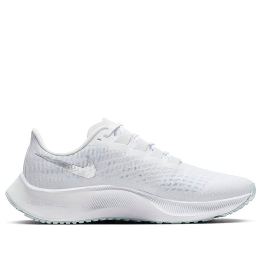 (WMNS) Nike Air Zoom Pegasus 37 'White Metallic Silver' BQ9647-101