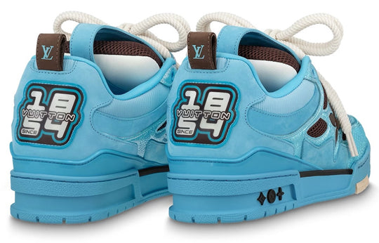 LOUIS VUITTON Skate Sneakers 'Blue Brown' 1ABMID