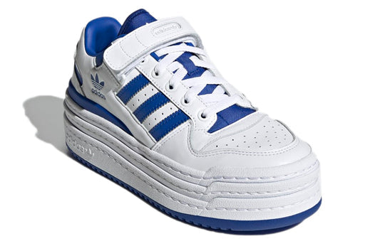 (WMNS) adidas Triple Platforum Low 'White Royal Blue' H05049