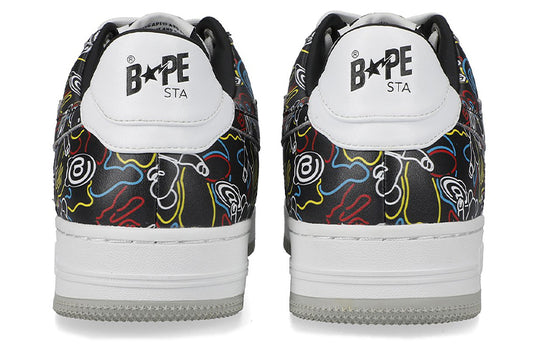 A BATHING APE Bape Sta Be@R Camo X Medicom Toy Exhibition 'Black White' 1H73-291-911-BLACK