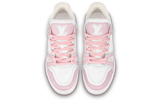 LOUIS VUITTON LV Trainers 'White Pale Pink' 1ABOEE