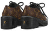 (WMNS) LOUIS VUITTON Beaubourg Platform Derby Shoes 'Brown' 1A5SS0