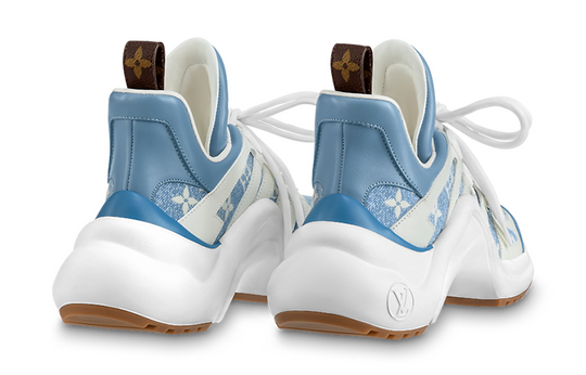 (WMNS) LOUIS VUITTON Archlight 1.0 Sneakers 'Blue Denim Monogram' 1ABP7A