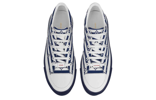 (WMNS) LOUIS VUITTON Stellar Sneakers 'White Navy' 1A7U57