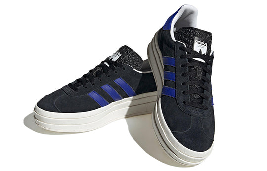 (WMNS) adidas Gazelle Bold 'Black Lucid Blue' HQ4408