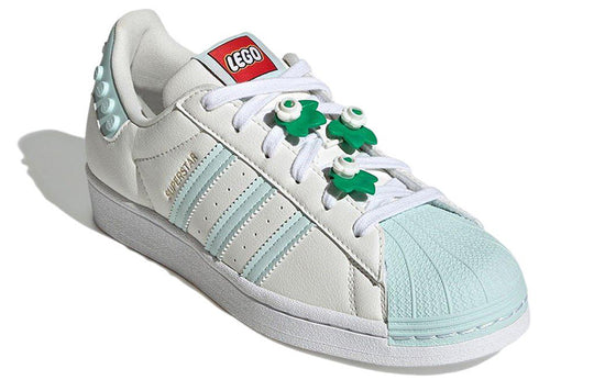 (WMNS) adidas LEGO x Superstar 'Clear White Ice Mint' GX7206