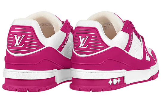 LOUIS VUITTON LV Trainer 'White Fuchsia' 1AA6WI