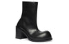 (WMNS) Balenciaga Hummer 90mm Booties 'Black Leather' 712843WBDO01000