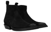 Balenciaga Santiago Black Suede Ankle Boots 'Black' 579736WA7301000