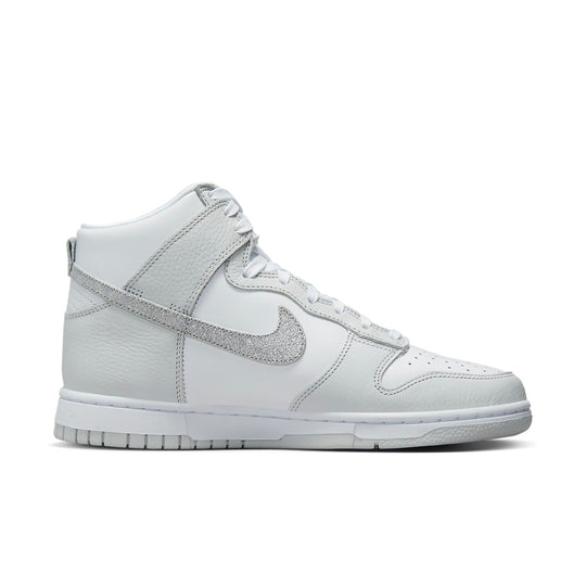 (WMNS) Nike Dunk High 'Silver Glitter Swoosh' FJ4578-100