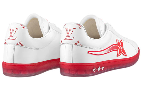 LOUIS VUITTON Luxembourg Samothrace Trainers 'White Red' 1A9FYM