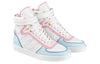 (WMNS) LOUIS VUITTON Boombox Ankle Sneakers 'White Monogram with Pink and Blue' 1A9S6Q