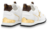 (WMNS) LOUIS VUITTON LV Run Away Sneakers 'White with Gold Logo' 1AAP3L