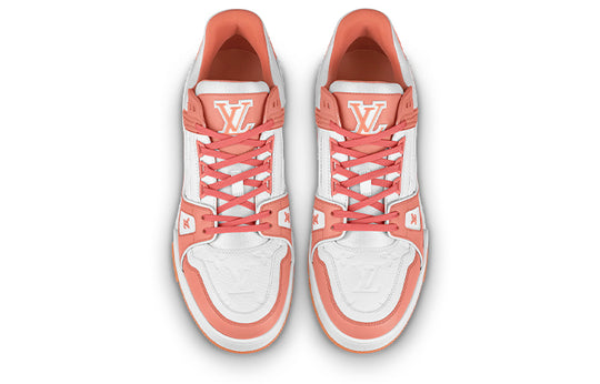 LOUIS VUITTON Trainer Sneakers 'Peach White' 1A8KC8