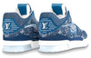 LOUIS VUITTON Trainer Ankle Sneakers 'Denim Monogram' 1A8MF