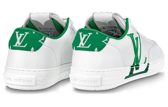 LOUIS VUITTON Charlie Sneakers 'White with Two Toned Green' 1ABM17