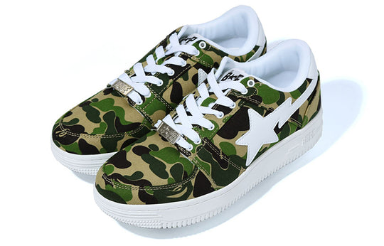 A BATHING APE Bape Abc Camo Sta Low 1G30-191-011-GREEN