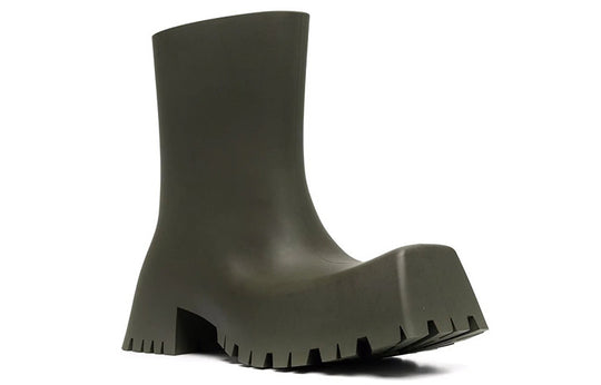 Balenciaga Trooper Boots 'Olive Green' 680660W0FO83300