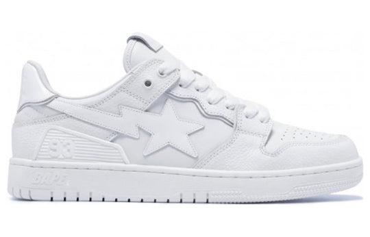 (WMNS) A BATHING APE Sk8 Sta 'Triple White' 1I70-291-010-WHITE