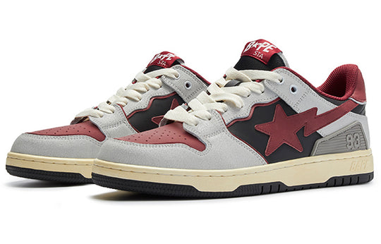 (WMNS) A Bathing Ape Sk8 Sta #4 'Red Off White' 1I20-291-020