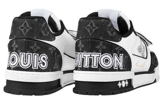 LOUIS VUITTON LV Trainer 'White Black Velcro' 1A9ZB0