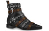 (WMNS) LOUIS VUITTON Jumble Ankle Boots 'Black with Multiple Straps' 1A671W