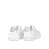 (WMNS) LOUIS VUITTON Time Out Sneakers 'White with Silver Monogram and Logo' 1AAVVA