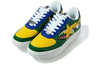 A Bathing Ape Bape sta Low M2 'Green Shark Face' 1G30-191-002GRN