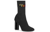 (WMNS) LOUIS VUITTON Silhouette Cloth Ankle Boots 'Black' 1A5BJQ