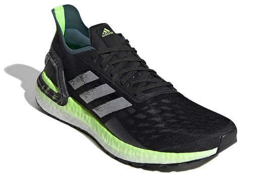 adidas Ultraboost PB Shoes 'Core Black Silver Metallic Signal Green' EH1226